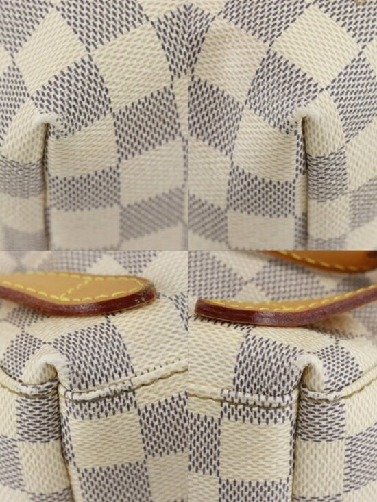 LOUIS VUITTON Speron Backpack Daypack N41578 White Damier Azur Canvas Women main image 2